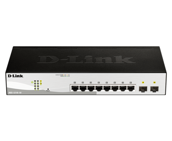 D-Link 8-Port Giga Smart Managed Switch (DGS-1210-10)