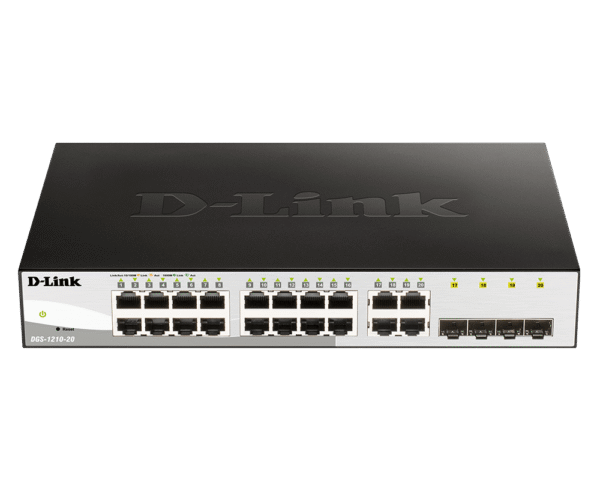 D-Link 16-Port Giga Smart Managed Switch (DGS-1210-20