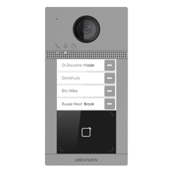 HIKVISION IP 4 Button VDP Metal Villa Door Station (DS-KV8413-WME1)