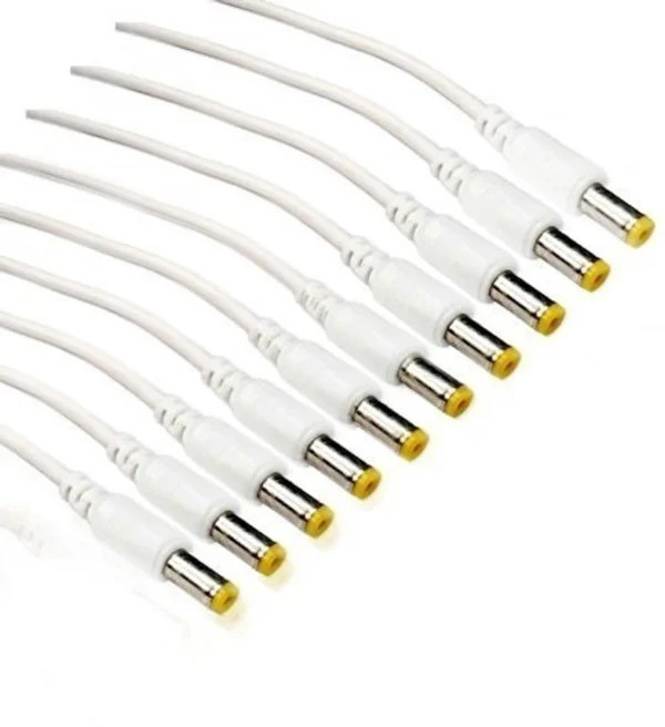ZVision DC Connector with White Copper Cable
