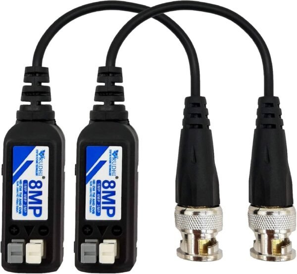 ZVision Video Balun Transceiver 2 Pcs for CCTV